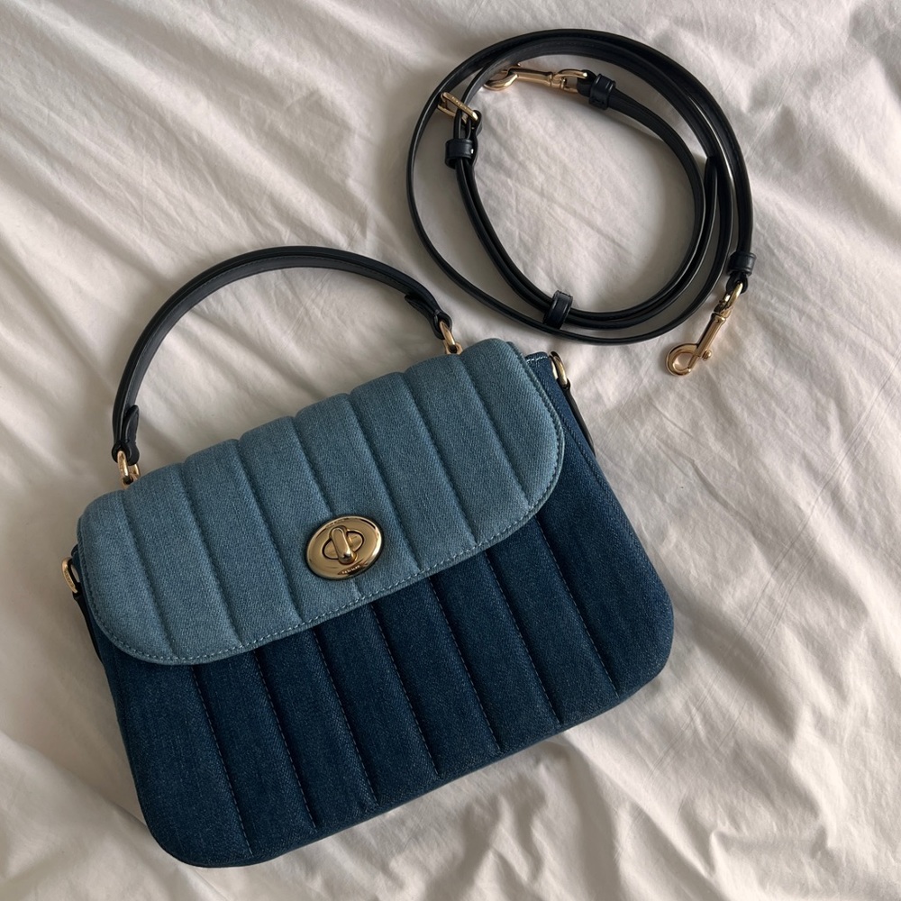 Coach Marlie denim multi crossbody - top handle bag